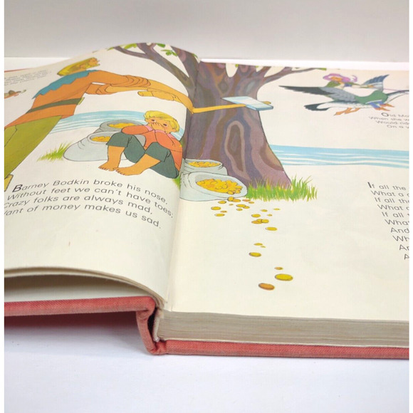 Vintage 1972 Bedtime Book of 365 Nursery Rhymes Hardback - Ann Evans - Picture 5 of 12